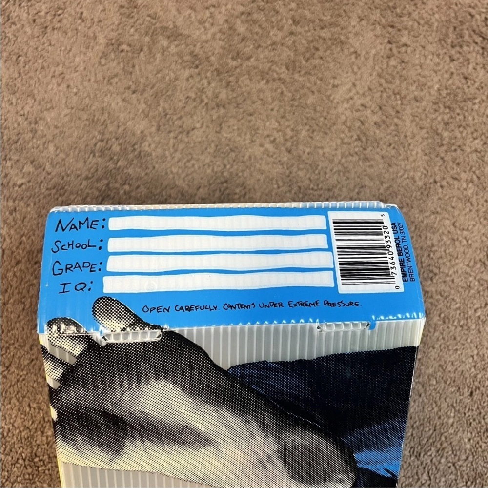 Yikes! Vintage I DIDN’T DO IT ! Looneybins Pencil Case Box Recycled School - Picture 5 of 8
